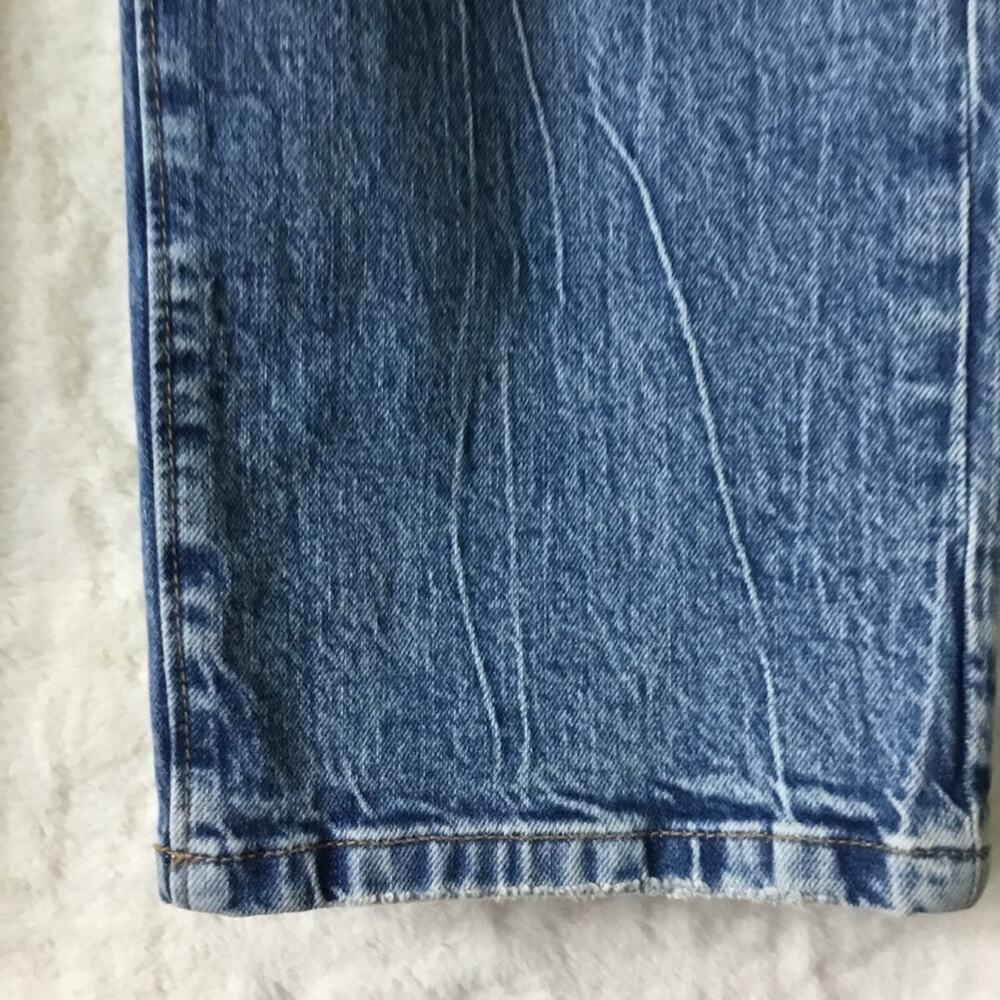 Loft Blue High Waist Straight Crop Jeans - Picture 5 of 16